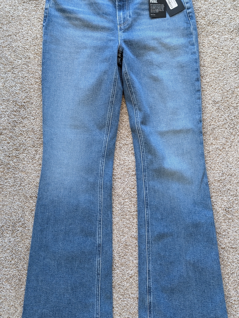 Paige High Rise Laurel Canyon Bootcut Jeans — Size 30 | NWT | Light Wash
